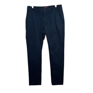 UNTUCKit Pants 30 Mens Navy Blue Classic Chino Straight Leg Cotton St. Clair